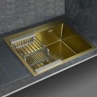 Кухонная мойка Fabia 60х50 Золото арт-60503Z — фото 5, Кухонные мойки