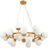 Люстра Artelamp Bolla Белая Золото арт-A1664SP-25GO — фото 1, Люстры