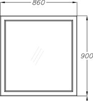 Товар: Зеркало Opadiris Омега 85 Слоновая кость арт-00-00002827 - фото 4 Зеркало Opadiris Омега 85 Слоновая кость арт-00-00002827 — фото 4, Зеркала в ванную комнату