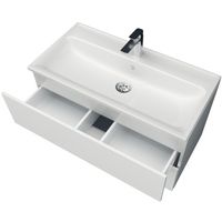 Товар: Тумба с раковиной Marka One Elena 80П подвесная Белый глянец арт-У96880 - фото 2 Тумба с раковиной Marka One Elena 80П подвесная Белый глянец арт-У96880 — фото 2, Тумбы с раковиной