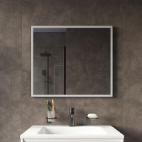 Зеркало Iddis Slide 80 с подсветкой с подогревом Черное c сенсорным выключателем и диммером арт-SLI8000i98 — фото 9, Зеркала в ванную комнату