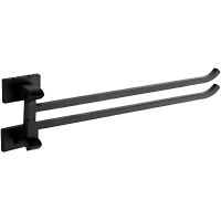 Полотенцедержатель Gappo поворотный Черный матовый арт-G0712-6 — фото 1, Полотенцедержатели