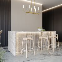 Подвесной светильник Maytoni Modern Deja Vu Белый Латунь арт-MOD423CL-08C — фото 5, Подвесные светильники