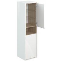 Товар: Шкаф пенал Cersanit Louna 35 подвесной Белый глянец дуб Эврика арт-SP-SL-LOU/Wh - фото 3 Шкаф пенал Cersanit Louna 35 подвесной Белый глянец дуб Эврика арт-SP-SL-LOU/Wh — фото 3, Пеналы для ванной комнаты