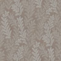 Обои Zambaiti Parati Satin Flowers IV Винил на флизелине (0,53*10,05) Серый/Белый, Листья арт-Z66815 — фото 1, Обои для стен