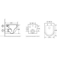 Товар: Унитаз WeltWasser Merzbach 043 GL-BL подвесной Черный глянцевый с сиденьем Микролифт арт-10000011164 - фото 2 Унитаз WeltWasser Merzbach 043 GL-BL подвесной Черный глянцевый с сиденьем Микролифт арт-10000011164 — фото 2, Подвесные унитазы