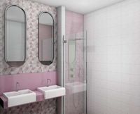 Керамическая плитка Belleza Блум белый 00-00-5-08-00-00-2340 настенная 20х40 см арт-СК000034223 — фото 3, Керамическая плитка