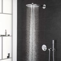 Душевая система Grohe Rainshower SmartActive с термостатом Хром арт-34705000 — фото 3, Встраиваемые душевые комплекты