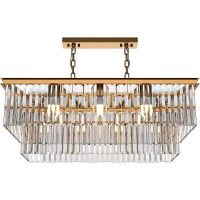 Подвесной светильник Maytoni Neoclassic Revero Прозрачный Латунь арт-MOD085PL-08BS — фото 1, Подвесные светильники