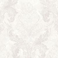 Обои Prima Italiana Ortisei Винил на флизелине (1,06*10) Белый/Серый, Дамаск арт-80523 — фото 1, Обои для стен