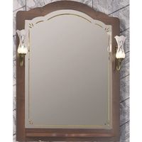 Зеркало Opadiris Лоренцо 80 Светлый орех с выключателем арт-00-00007046 — фото 1, Зеркала в ванную комнату