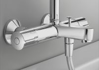 Товар: Душевая система Jacob Delafon July Хром арт-E99741-CP - фото 3 Душевая система Jacob Delafon July Хром арт-E99741-CP — фото 3, Душевые стойки