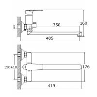 Товар: Смеситель для ванны Orange Sofi 2.0 универсальный Хром арт-M46-211cr - фото 11 Смеситель для ванны Orange Sofi 2.0 универсальный Хром арт-M46-211cr — фото 11, Смеситель для ванны