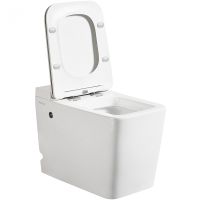 Унитаз Abber Rechteck приставной с сиденьем Микролифт арт-AC1212P — фото 2, Умные унитазы