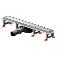 Душевой лоток AM.PM MasterFlow 60 с решеткой Хром матовый / под плитку Tile арт-W01SC-U11-060-04SB — фото 3, Душевые лотки