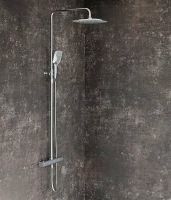 Товар: Душевая система Ravak 10° Free TD F 091.00/150 с термостатом Хром арт-X070141 - фото 4 Душевая система Ravak 10° Free TD F 091.00/150 с термостатом Хром арт-X070141 — фото 4, Душевые стойки