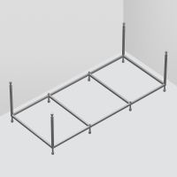 Каркас для ванны AM.PM Like Сталь арт-W80A-170-070W-R — фото 2, Комплектующие