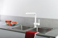 Смеситель для кухни Paffoni Ringo Белый матовый арт-RIN295BO — фото 2, Смесители для кухни