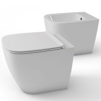 Унитаз Globo Genesis приставной без сиденья арт-GN001.BI — фото 2, Приставные унитазы