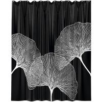 Штора для ванны WasserKRAFT Nau 200х200 Черная арт-SC-77102 — фото 1, Шторы для ванной