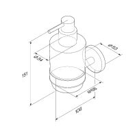 Дозатор для жидкого мыла AM.PM X-Joy Хром арт-A85A36900 — фото 7, Дозаторы