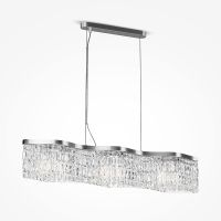 Подвесной светильник Maytoni Modern Dune Прозрачный Хром арт-DIA005PL-06CH — фото 4, Подвесные светильники