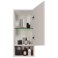 Подвесной шкаф Dreja Perfecto 35 подвесной Белый глянец арт-99.0810 — фото 4, Шкафы для ванной