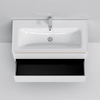 Тумба под раковину AM.PM X-Joy 100 подвесная Белый глянец арт-M85AFHX1002WG — фото 7, Тумбы под раковину