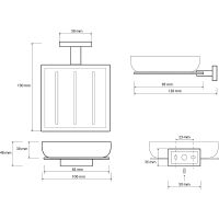 Мыльница Bemeta Plaza Хром арт-118108022 — фото 3, Мыльницы