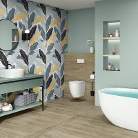 Керамогранит Ape Tonality Nuances Turquoise Rect 20x120 см арт-A038619 — фото 2, Керамогранит