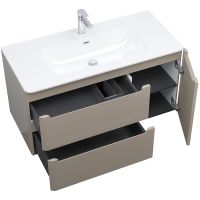 Тумба с раковиной Iddis Edifice 100 подвесная Капучино арт-EDI10C0i95K — фото 3, Тумбы с раковиной