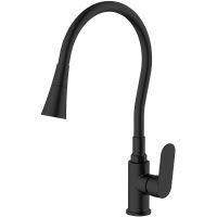 Смеситель для кухни Splenka Черный матовый арт-S41.43.06 — фото 1, Смесители для кухни