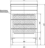 Товар: Тумба с раковиной Aquanet Верона 58 Белая арт-212876 - фото 7 Тумба с раковиной Aquanet Верона 58 Белая арт-212876 — фото 7, Тумбы с раковиной