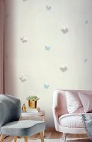 Обои Alessandro Allori Rebecca Винил на флизелине (1,06*10,05) Белый/Бежевый, Бабочки арт-15004-1 — фото 2, Обои для стен