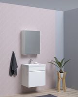 Зеркальный шкаф Aquanet Палермо 60 Белый арт-203939 — фото 13, Зеркальные шкафы в ванную