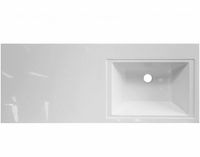 Раковина Эстет Даллас 130 R с местом под стиральную машину Белая арт-ФР-00002167 — фото 2, Раковины на стиральную машину