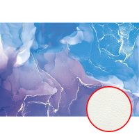 Фреска Ortograf Fluid art 33789 Фактура Флок FLK Флизелин (4*2,7) Сиреневый/Голубой, Абстракция арт-33789 (флок FLK) — фото 1, Фрески