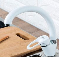 Смеситель для кухни Frap Белый арт-F4113-8 — фото 2, Смесители для кухни