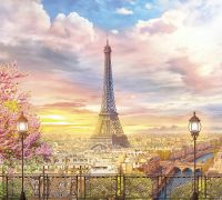 Товар: Фреска Ortograf Париж 30461 Фактура бархат FX Флизелин (3*2,7) Разноцветный, Город арт-30461 (бархат FX) - фото 2 Фреска Ortograf Париж 30461 Фактура бархат FX Флизелин (3*2,7) Разноцветный, Город арт-30461 (бархат FX) — фото 2, Фрески