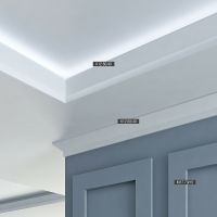 Карниз Bello Deco XPS К 12 2000x60x40 мм арт-00-00104335 — фото 2, Карнизы