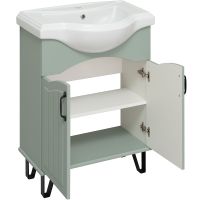 Тумба под раковину Runo Марсель 65 Мята арт-00-00001217 — фото 2, Тумбы под раковину