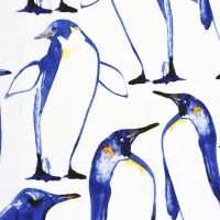 Штора для ванны WasserKRAFT Berkel 180х200 Пингвины арт-SC-49101 — фото 4, Шторы для ванной