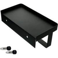 Держатель туалетной бумаги Fixsen Hotel с полкой Черный матовый арт-FX-31011B — фото 5, Держатели туалетной бумаги