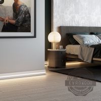 Плинтус Evrowood 2000x80x12 мм арт-PN 050 led — фото 6, Плинтуса напольные