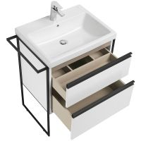 Товар: Тумба под раковину Roca Domi 60 подвесная Белый глянец арт-A857458806 - фото 8 Тумба под раковину Roca Domi 60 подвесная Белый глянец арт-A857458806 — фото 8, Тумбы под раковину