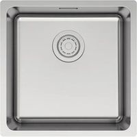 Кухонная мойка Paulmark Yuni 44 Uni Брашированная нержавеющая сталь арт-YU44-BS — фото 1, Кухонные мойки