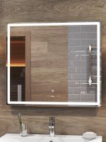 Зеркало Vigo Geometry Comfort 80 с подсветкой с сенсорным выключателем арт-z.GEO.80.Comfort — фото 2, Зеркала в ванную комнату