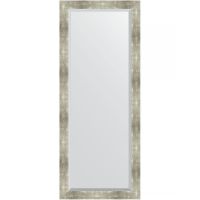 Зеркало Evoform Exclusive Floor 201х81 с фацетом в багетной раме - Алюминий 90 мм арт-BY 6181 — фото 1, Зеркала в ванную комнату