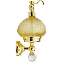 Товар: Дозатор для жидкого мыла Migliore Cristalia Золото с кристаллом Swarovski арт-16830 - фото 2 Дозатор для жидкого мыла Migliore Cristalia Золото с кристаллом Swarovski арт-16830 — фото 2, Дозаторы