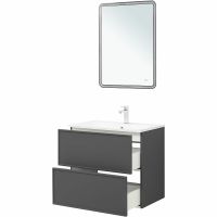 Товар: Тумба под раковину Aquanet Арт 75 подвесная Ясень графит арт-329064 - фото 11 Тумба под раковину Aquanet Арт 75 подвесная Ясень графит арт-329064 — фото 11, Тумбы под раковину